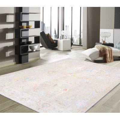 One-of-a-Kind 7'11" X 9'7" New Age Wool Area Rug in
