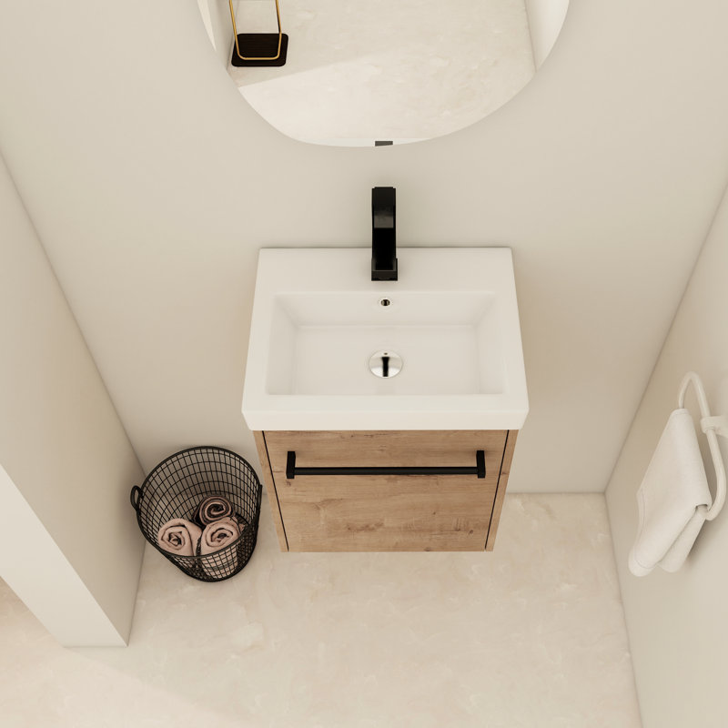 Meuble-lavabo flottant 18 po Modern