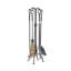 Shaurya Iron Fireplace Tool Set-1293523273