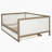 Full Size Upholstered Daybed With Trundle And Nailhead Decoration, Wood Color