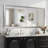 Lunara Belveled Edged Accent Rectangular Bathroom Wall Mirror with Tempered Glass & Rust-proof Aluminimn Framed-239064146-239064134