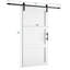 Porte de grange en bois manufacturé 84 po avec quincaillerie d'installation 84 po-96677839