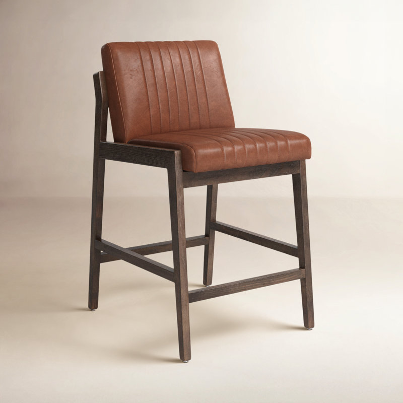 Alice Upholstered Stool, Counter Stool (26.25" Seat Height)