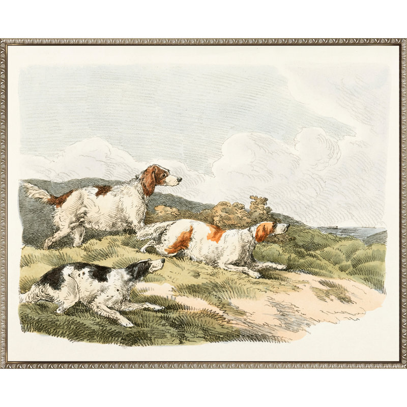 Hound on the Hunt I, art mural sur toile