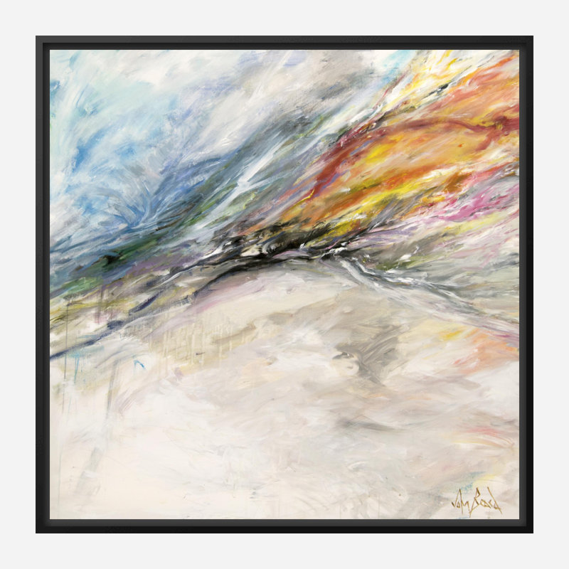 Heartsong - Artist Enhanced Canvas Print, Black Framed Canvas, 20" H x 20" W x 1.75" D
