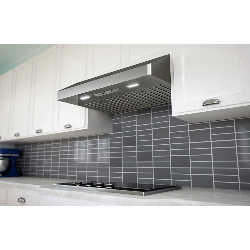 Zephyr Gust 30 in. 290 CFM Under Cabinet Mount Range Hood with LED Light in Stainless Steel