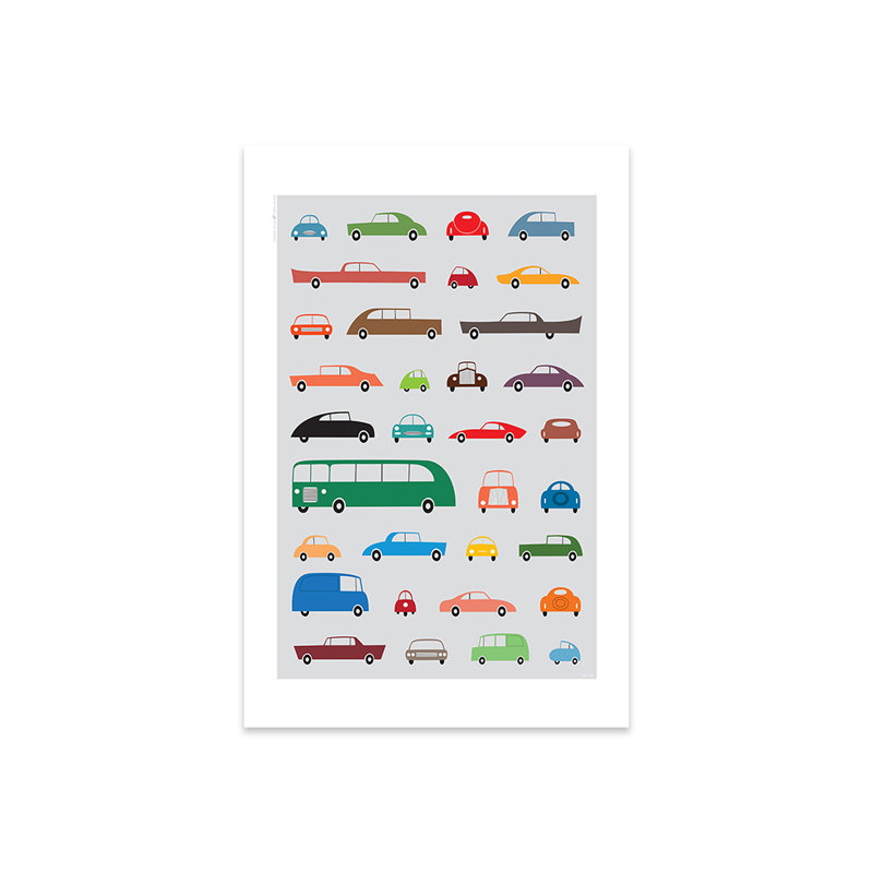 «Cars» par TomasDesign, impression sans cadre, H 24 po x l 16 po x P 0,25 po