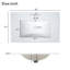 Meuble-lavabo de ferme 30 po avec lavabo en céramique, porte à fermeture en douceur, tablette réglable, armoire de rangement olive, structure en bois moderne, conception spacieuse et surface facile à nettoyer-115672438
