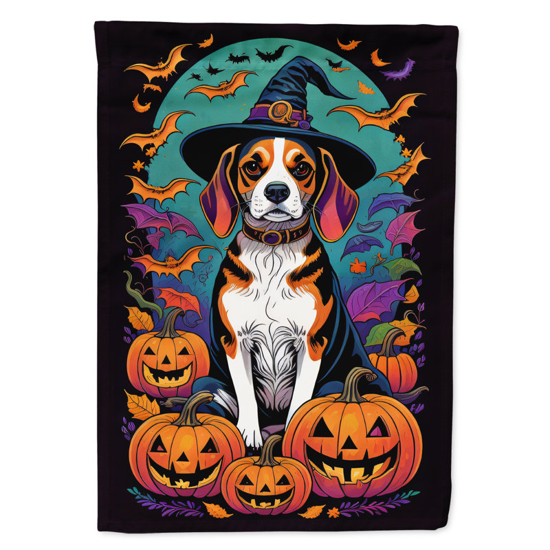 Jais Double Sided Polyester Halloween Garden Flag, 15.5" x 11.25"