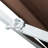Patio Retractable Awning with Manual Crank, Exterior Sun Shade-112161292-112161309