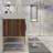 Glasgow 59'' Double Bathroom Vanity with Acrylic Top-1346872194
