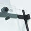 Porte de douche coulissante simple semi-cadre-127317978