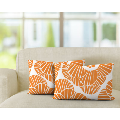  Polyester / Mélange de polyester Housse de coussin rectangulaire intérieure / extérieure lombaire et insert