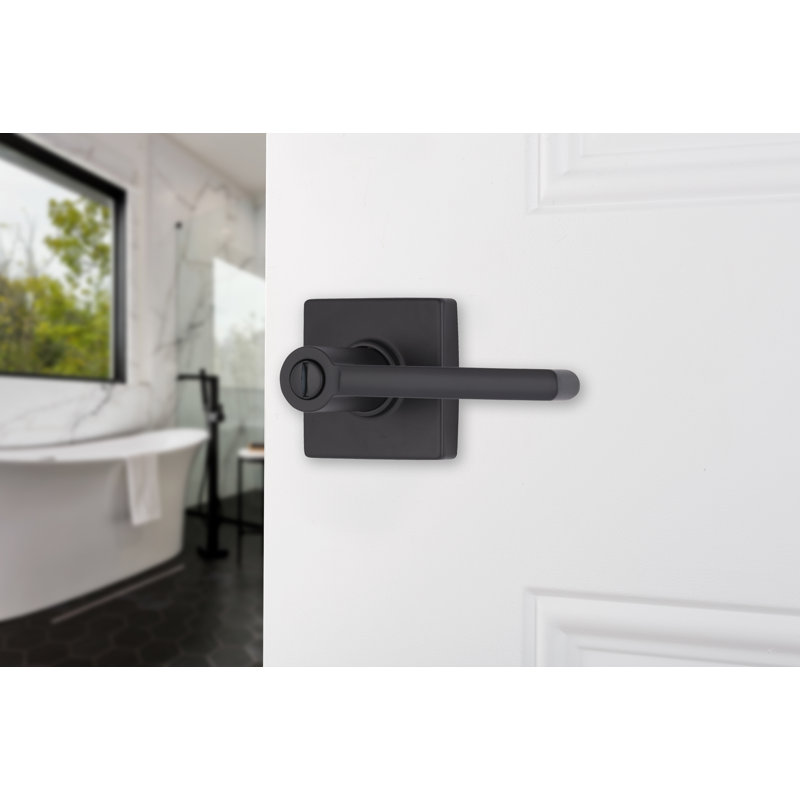Levier d'intimité contemporain Brinks Mendocino, Noir mat