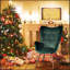 Modern Wingback Accent Armchair Living Room Tufted Velvet Upholstery
