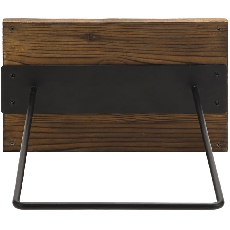 Wall Mounted Multi-Use Sports Rack, Black/Brown