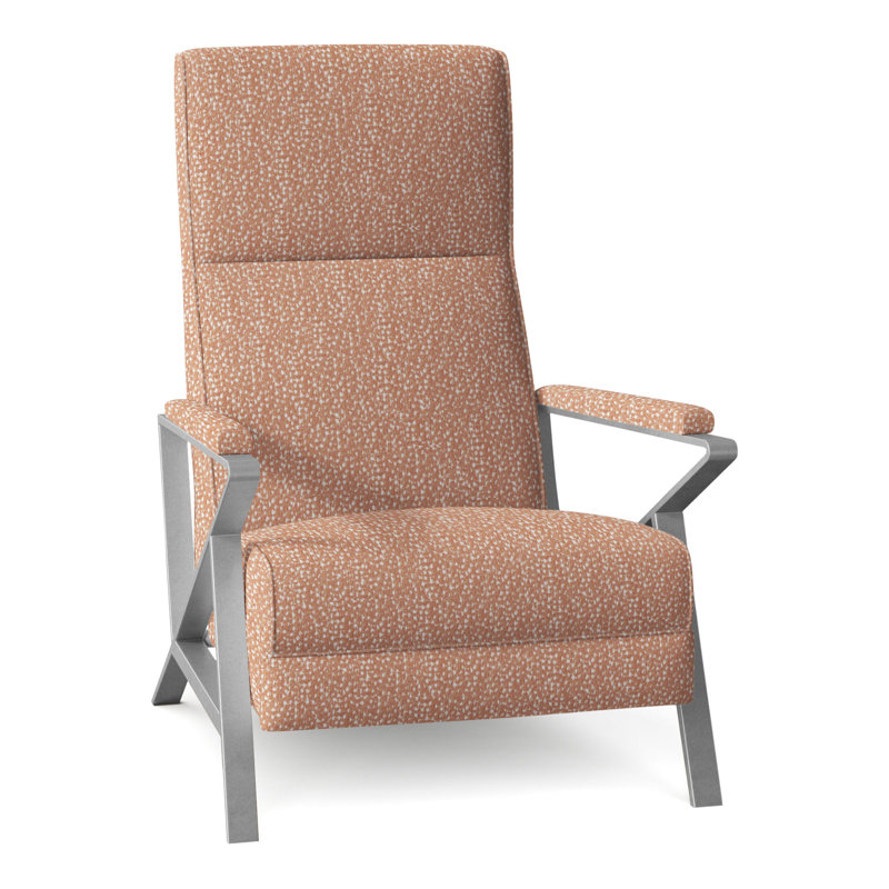 Infinity Recliner, Brushed Nickel, Perigold Scardino Adobe