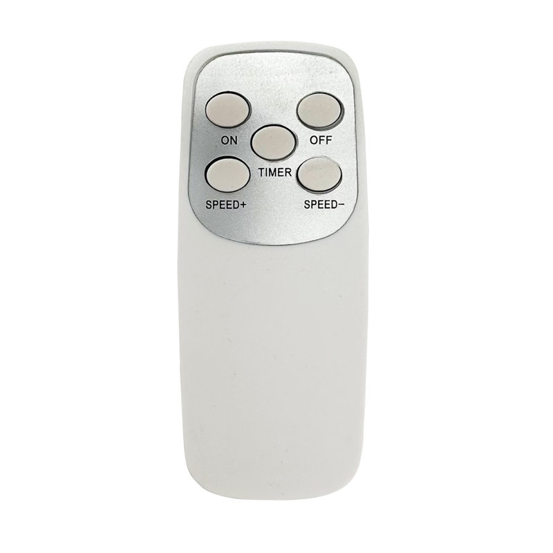 Vie Air 16 Inch 3 Speed Oscillating Stand Fan with Remote Control in White, White