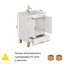 Meuble-lavabo autoportant 24 po avec lavabo 24 po