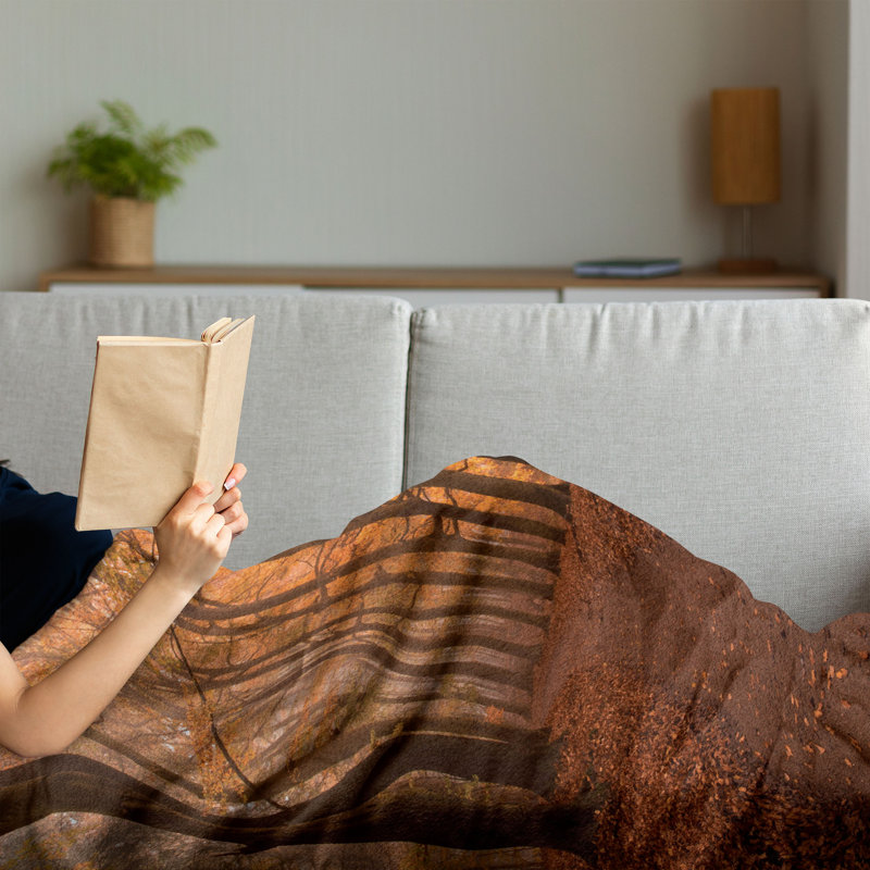 Hand Woven Throw Blanket, 70" x 90"