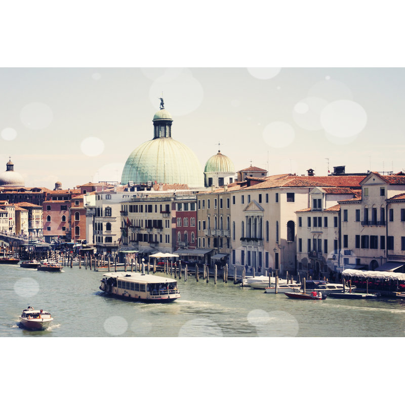 Venice Bokeh II by Sylvia Coomes - Photograph Print, Black Floater Framed, 32cm H x 48cm W