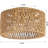3-Light Rattan Flush Mount Ceiling Light-195730164
