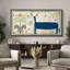 «Tropical Palm Sarafi Animal», impression sur toile encadrée surdimensionnée-111653518-111653517