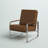 Abrham Faux Leather Armchair-2077068480