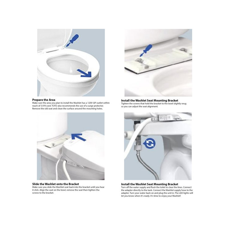 Washlet® Elongated Toilet Bidet Seat, Sedona Beige