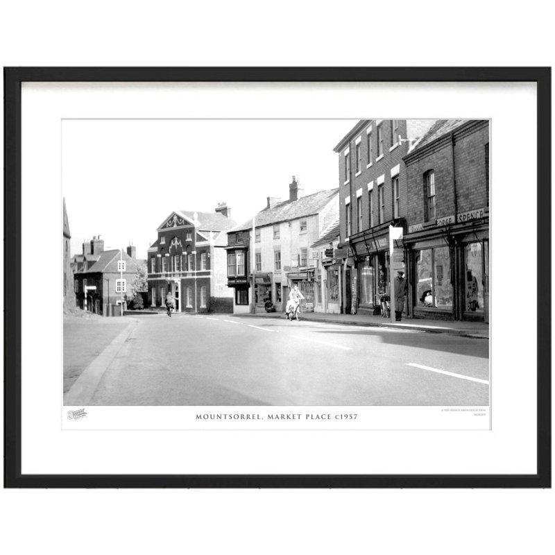 Mountsorrel, Market Place C1957 - Single Picture Frame Print, 43.5cm H x 53.4cm W x 2.3cm D