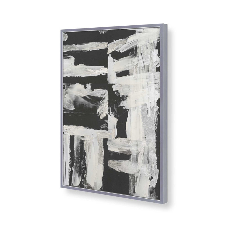 «Structural Dissonance II» par Melissa Wang, reproduction d'art, H 12 po x l 8 po, Argent argent