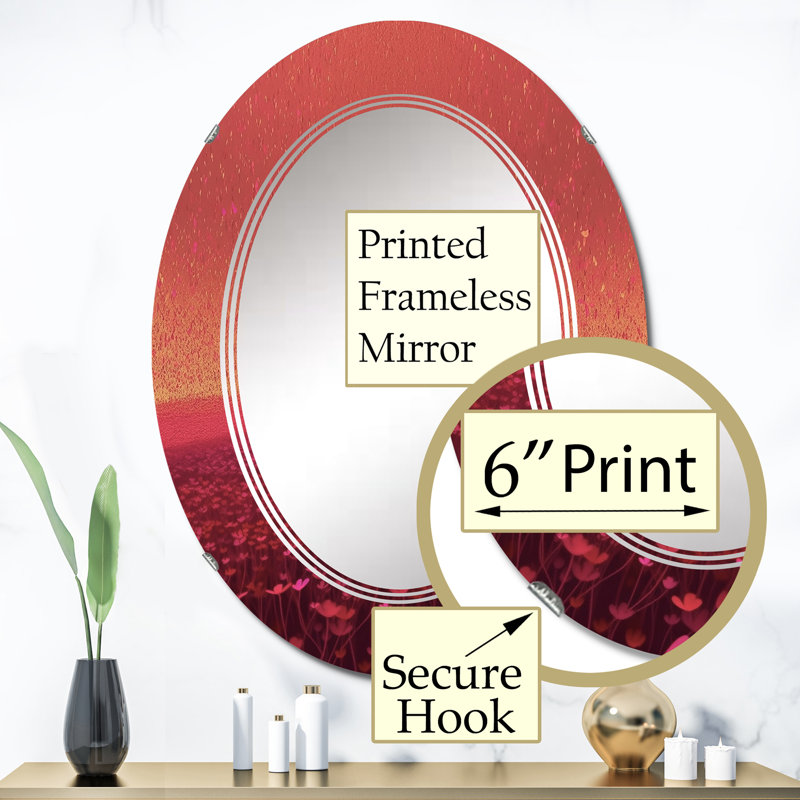 Miroir mural Zene, 36 po x 24 po