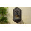 Fontaine extérieure Fleur-De-Lis avec lumière chaude-114318018