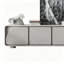 Meuble télé simple de style crème gris