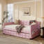 Lit de jour moderne avec couchette gigogne-736314700