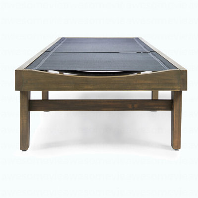 Modern CHAISE LOUNGE - DARK GREY MESH