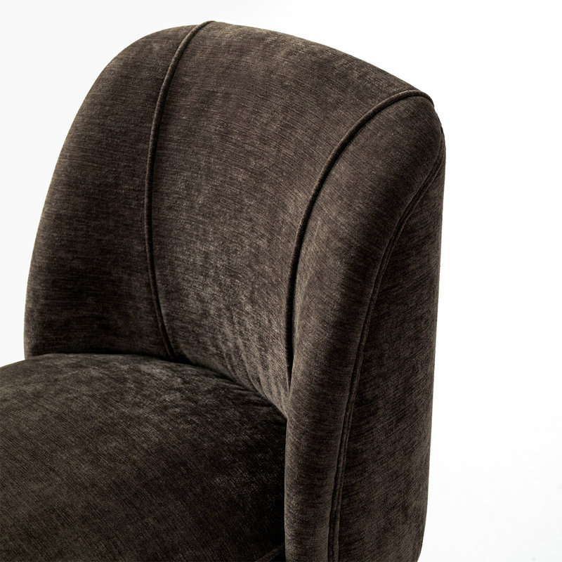 Tabouret de bar rotatif 25,5 po, Brun