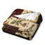 Jeté en flanelle Vintage Botanical_1, couverture douce et chaude pour le canapé-lit du salon-133659221