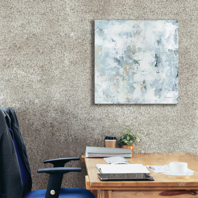«Pale Gray 4» par Haley Knighten, art mural sur toile