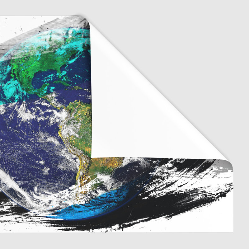 Earth from Space NASA - Frameless Print, 59.4cm H x 84.1cm W