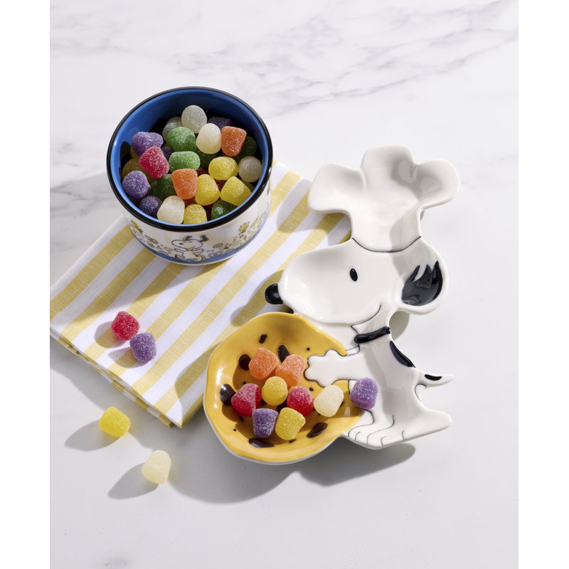 Lenox Chef Snoopy Candy Dish