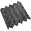 Carreau de mosaïque en pierre à chevrons crème CNK Tile - pierre naturelle non polie de 12 po x 12 po pour les murs de la salle de bain, dosseret de cuisine et pièces décoratives - Installation facile, durable et facile - Paquet de 1