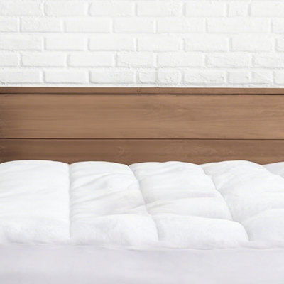 Blanc 60 * 70 po, matelas en coton 450 g / m², garniture sécurisée à 360 °, garniture de sommeil confortable, frange élastique