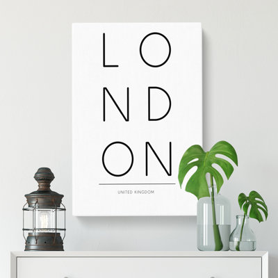 London United Kingdom - Wrapped Canvas