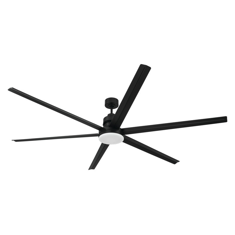 Mondo 80" Indoor/Outdoor Ceiling Fan No Wifi, Matte Black
