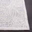 Tapis bleu / ivoire en coton / laine / coton touffeté à la main Gorete-860564622