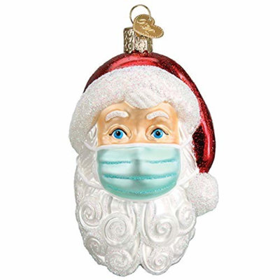 3'' Glass Hanging Figurine Ornament