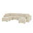 Campneaurelgates Corduroy Upholstered Modular Sectional-652419314