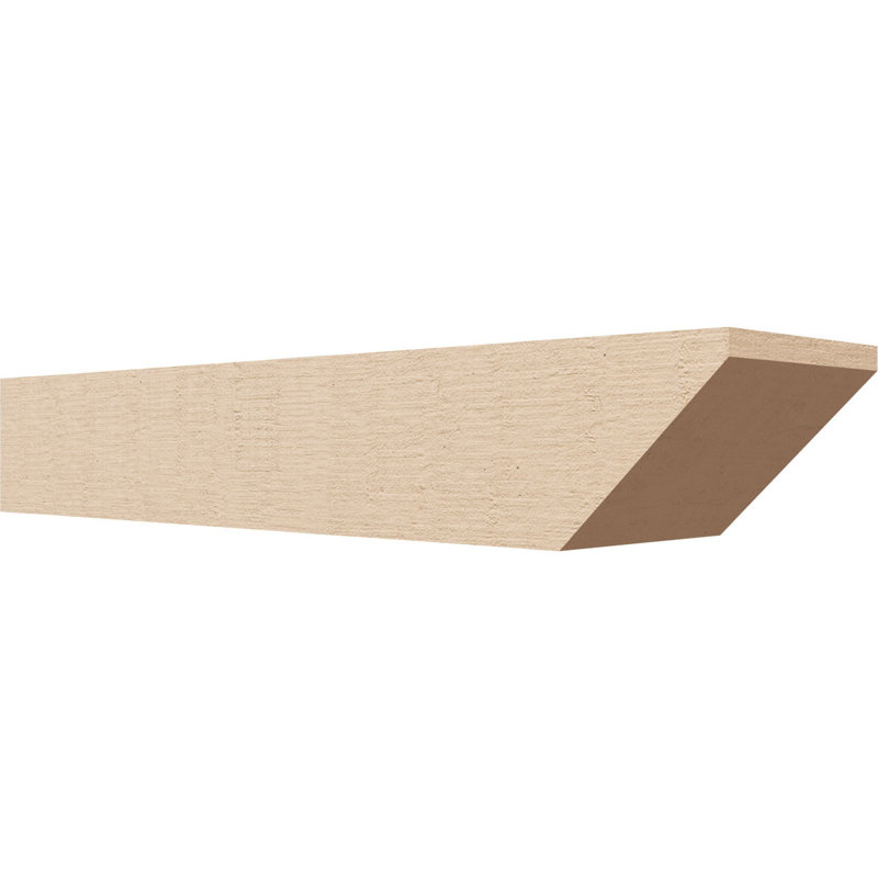 Queue de chevron Concord Woodgrain TimberThane, brun clair apprêté, H 4 po x l 24 po x P 6 po