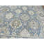 Tapis oriental noué à la main bleu / brun / gris / ivoire Oushak